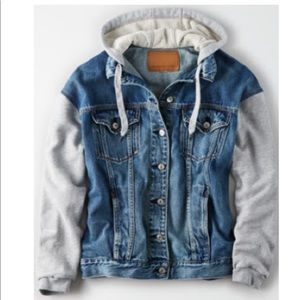 American Eagle boyfriend hoodie demon jacket!